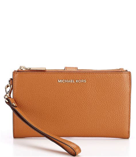 michael kors adele wristlet|mk double zip wristlet.